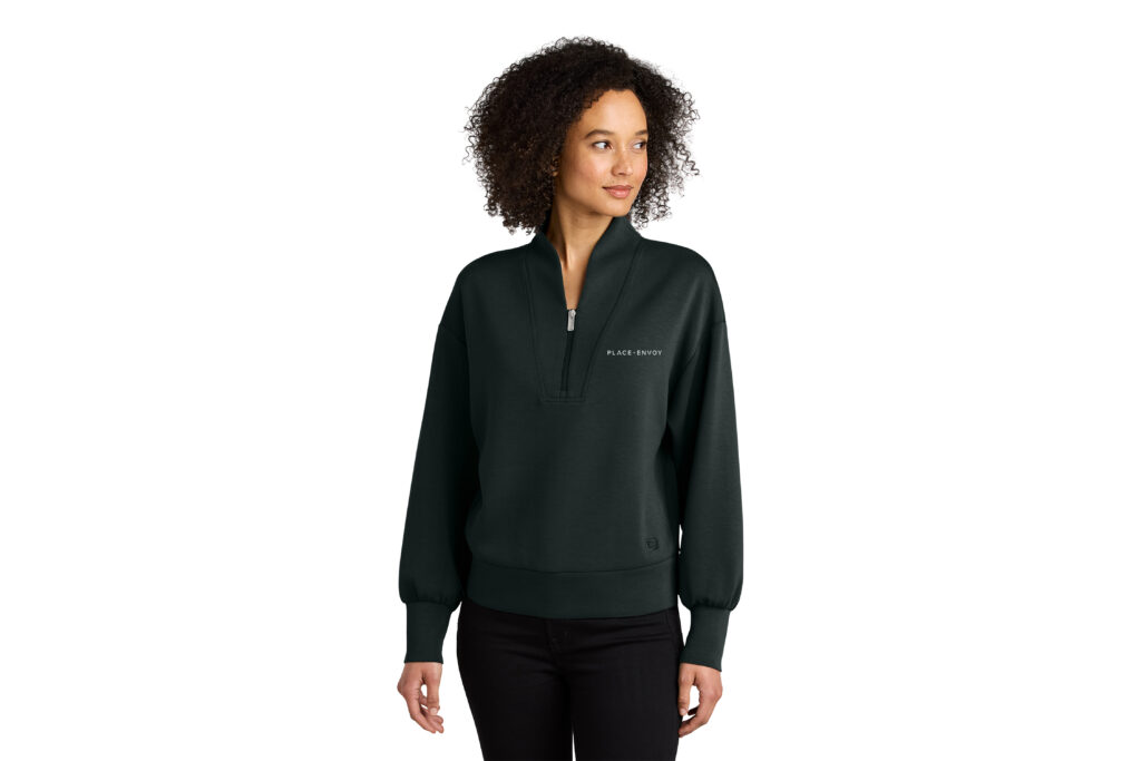 PLACE + ENVOY | OGIO® Women's Transcend 1/4- Zip